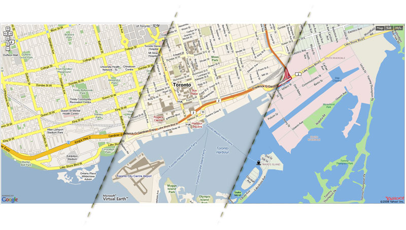 Mapstraction Comparison Angle